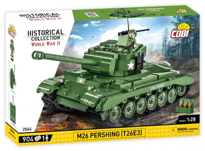 COBI-2564 COBI 904 PCS HC Segunda Guerra Mundial /2564/ M26 PERSHING (T26E3)