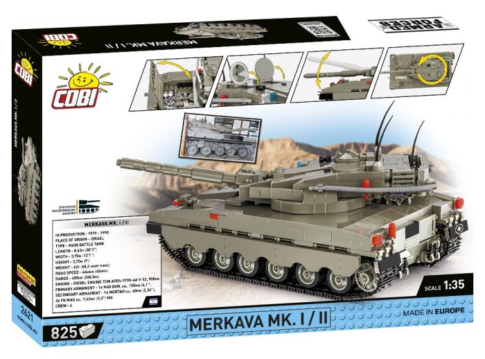 COBI-2621 COBI 825 FORCES ARMÉES /2621/ MERKAVA MK.I