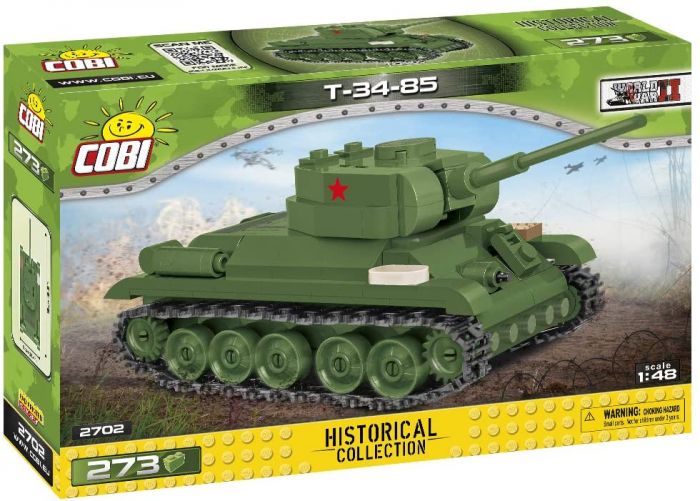 COBI-2702 COBI "273 PCS COLLECTION HISTORIQUE Seconde Guerre Mondiale /2702/ T-34-85"