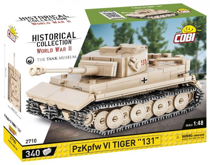 COBI-2710 COBI 340 pièces HC seconde guerre mondiale/2710/PANZER VI TIGER "131"