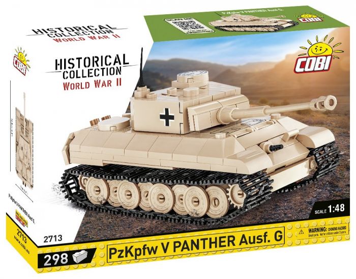 COBI-2713 COBI 298 PCS HC Segunda Guerra Mundial /2713/ PANZER V AUSF.G