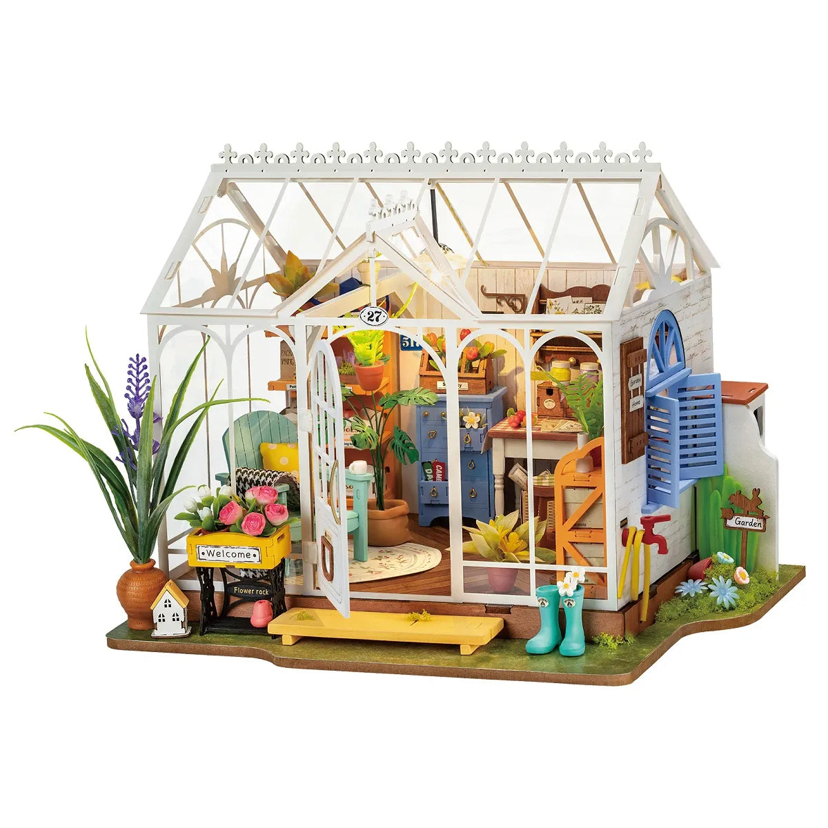 DG163 Rolife Dreamy Garden House DIY Miniature House Kit ***DAMAGED BOX***