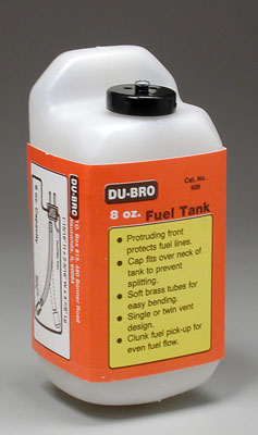 Réservoir de carburant carré 408 S8 8 oz