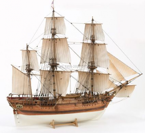 150-0492 BIL492 NAVIRE BOUNTY-MUTINY (W) (1:50) (65x78x15)