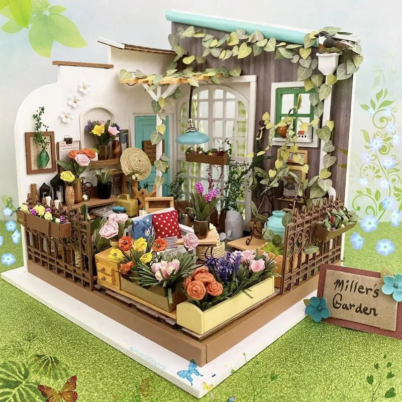 DG108 Rolife Miller's Garden DIY Miniature House Kit