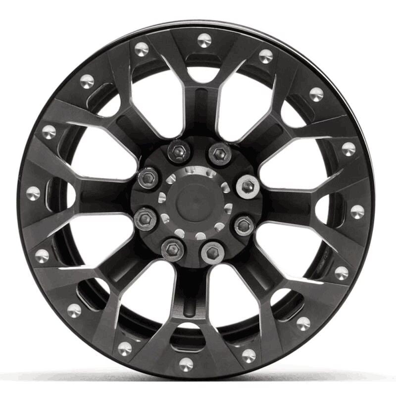 HDTCW03000C Hobby Details 1.9" Aluminum Wheels - Y Style (4)(Titanium)
