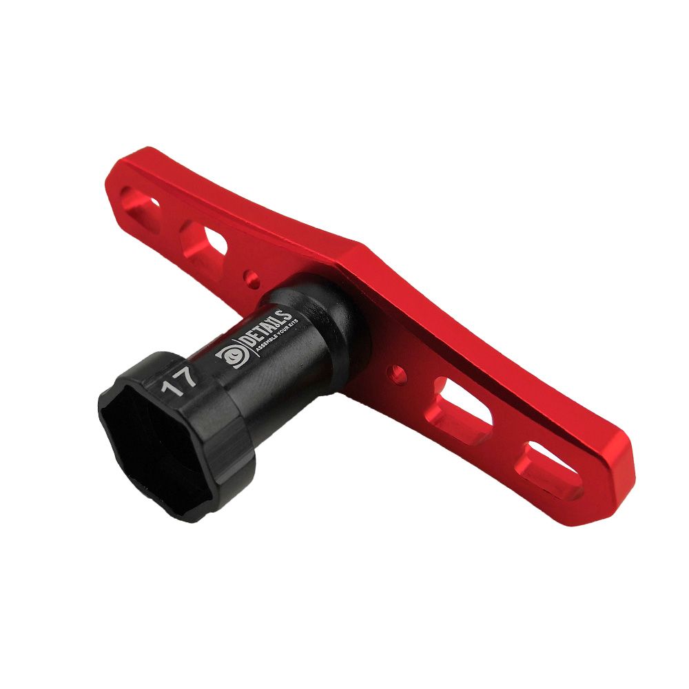 HDTT31001A Hobby Details 17mm Hex Nut Wrench - Red Handle