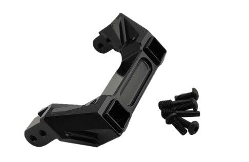 HDTUP02034A Hobby Details Traxxas TRX-4 Aluminum Rear Bumper Mount - Black