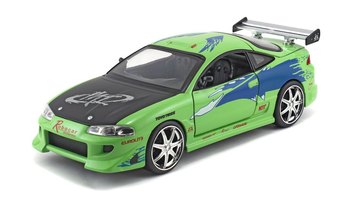 JAD97603 Jada 1/24 "Fast & Furious" Brian's Mitsubishi Eclipse - Green
