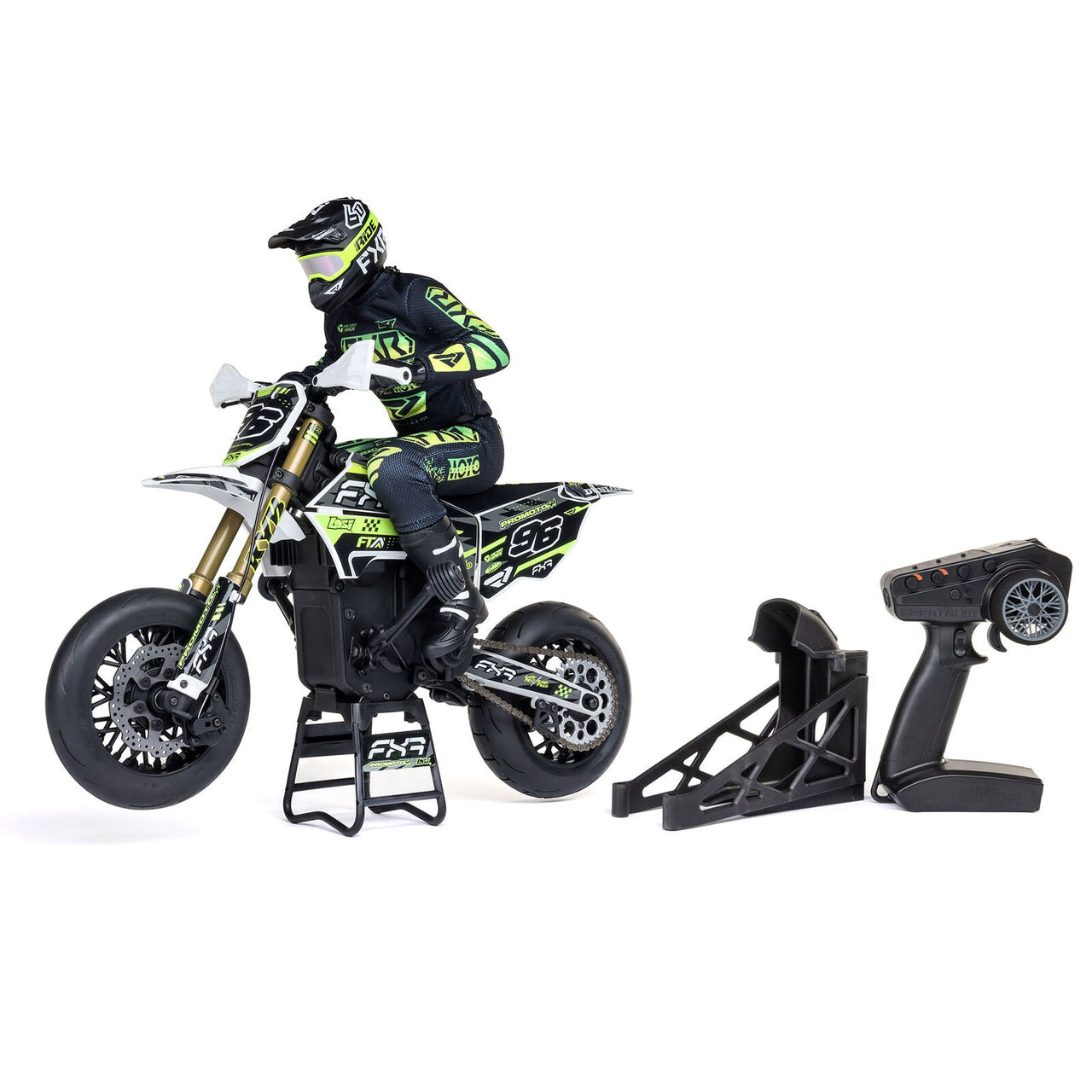 LOS-2272 Losi Promoto-SM Super Moto 1/4 FXR RTR (White)