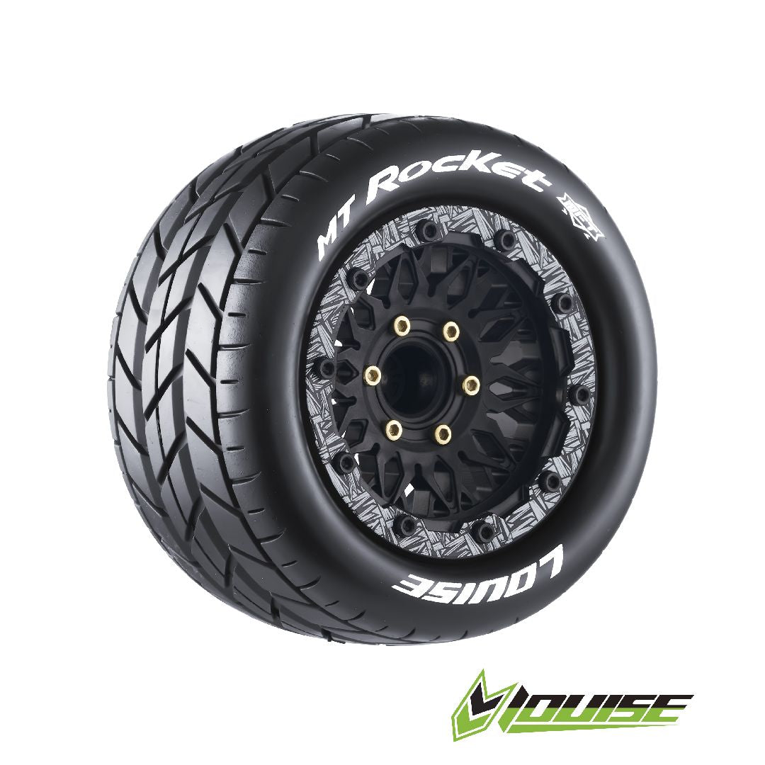 LT3307SX Louise R/C MT-Rocket 2,8" Hex amovible noir Whls 5,3" OD (2)