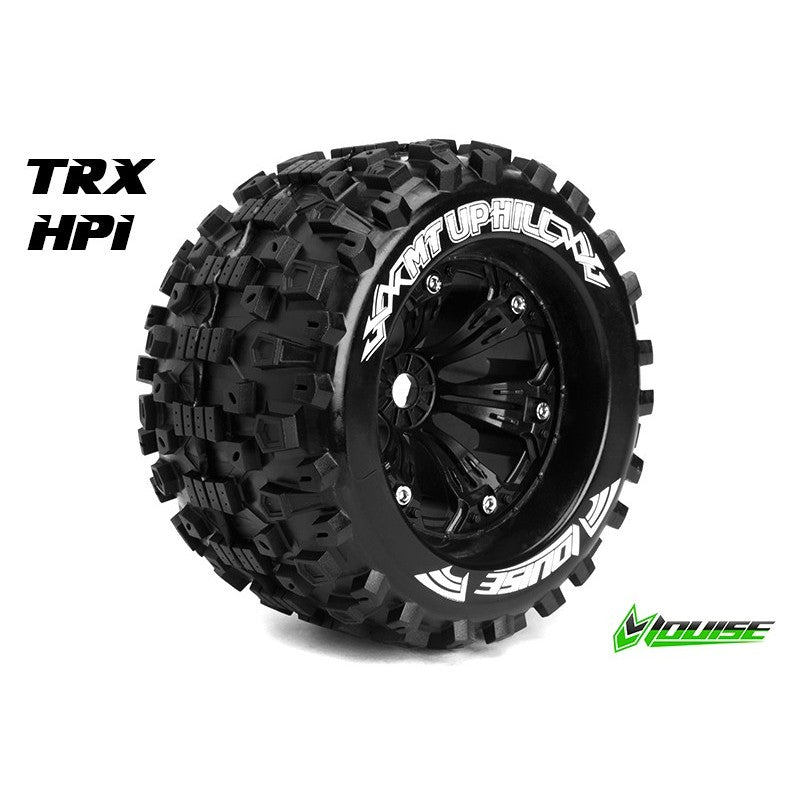 L-T3219B Louise 3.8" MT-Uphill Tires on Black Rims (2)