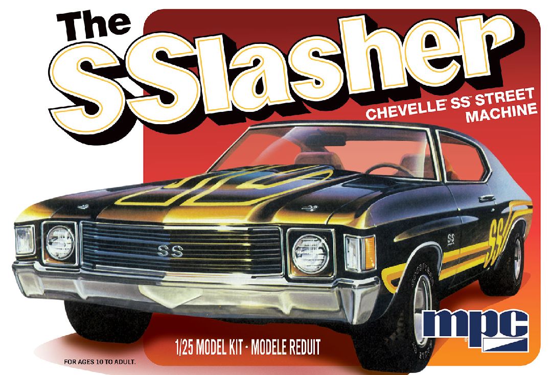 MPC1014/12 MPC 1972 Chevelle SS 454 1/25 Model Kit (Level 2)