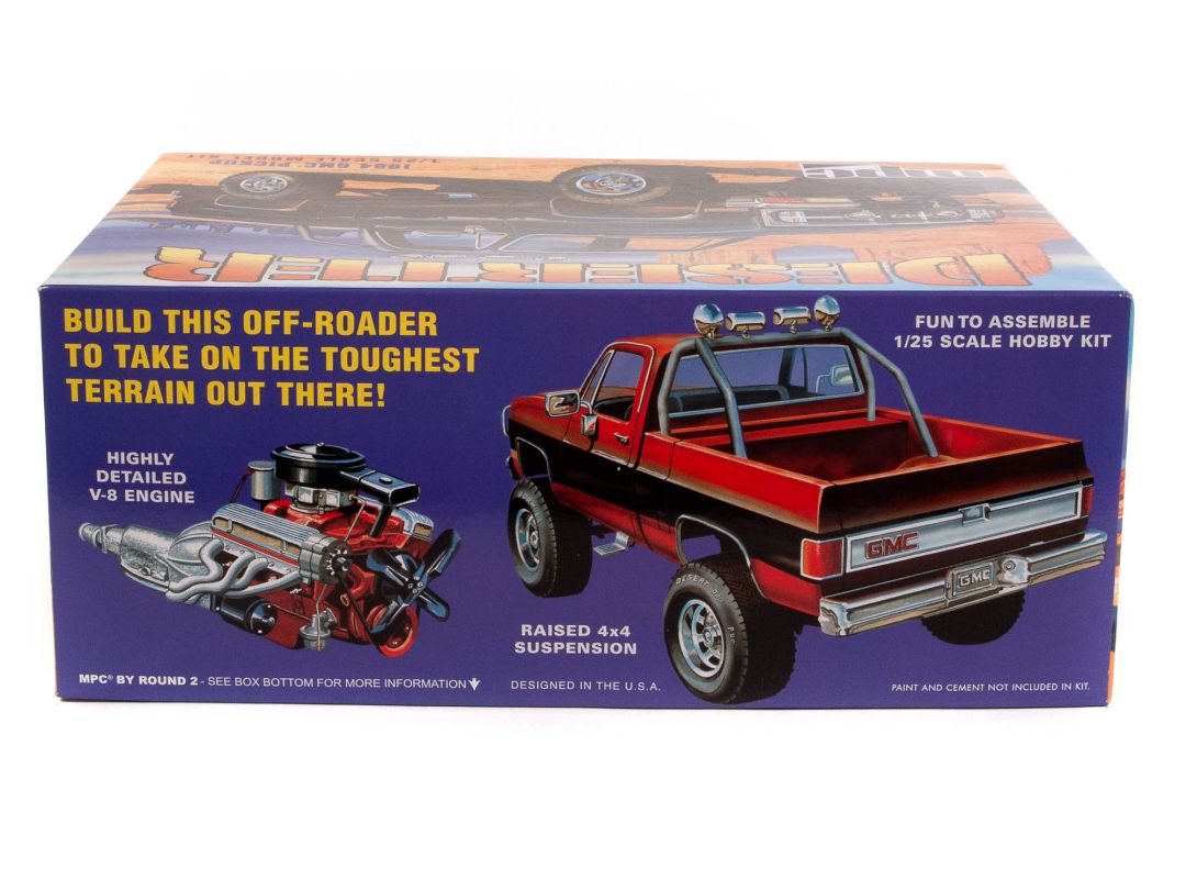 MPC847/12 MPC 1984 GMC Deserter Pickup 1/25 Model Kit (Level 2)