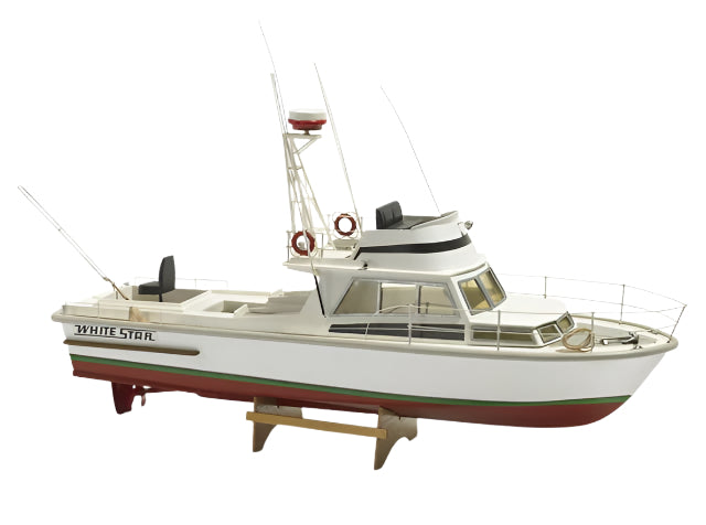 150-0570 BATEAU DE PÊCHE BIL570 WHITE STAR-SPORT (P/RC) (30x54x16)