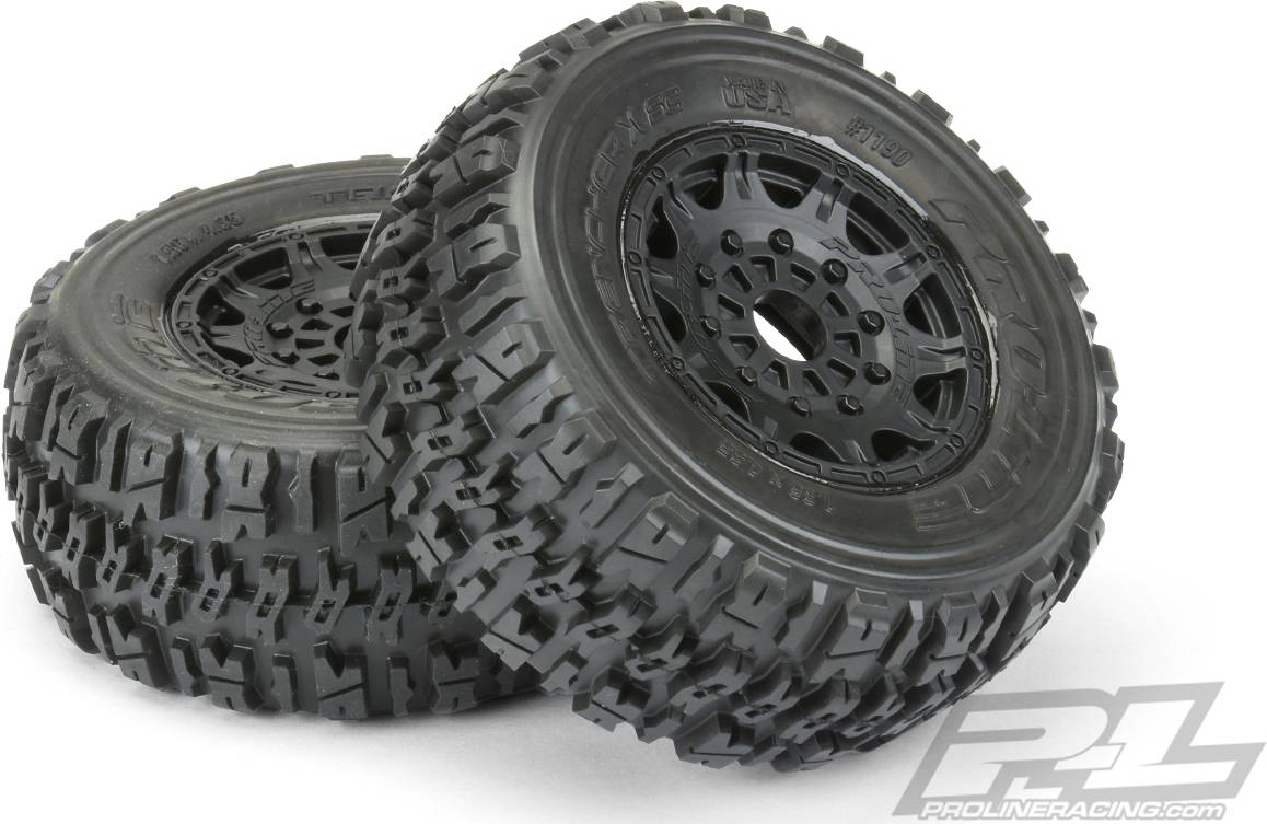 PRO119024 Trencher X SC M2 Tires Mtd Raid 17mm Fr/Re