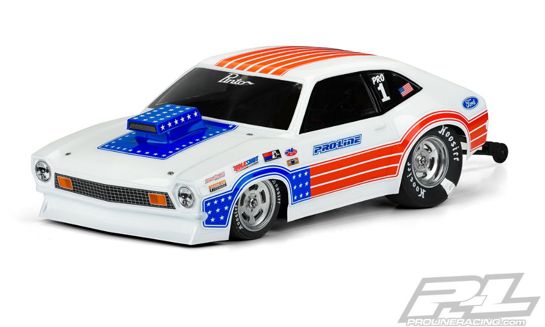 PRO357200 Pro-Line 1972 Ford Pinto Clear Body for Bandit & other Drag Cars