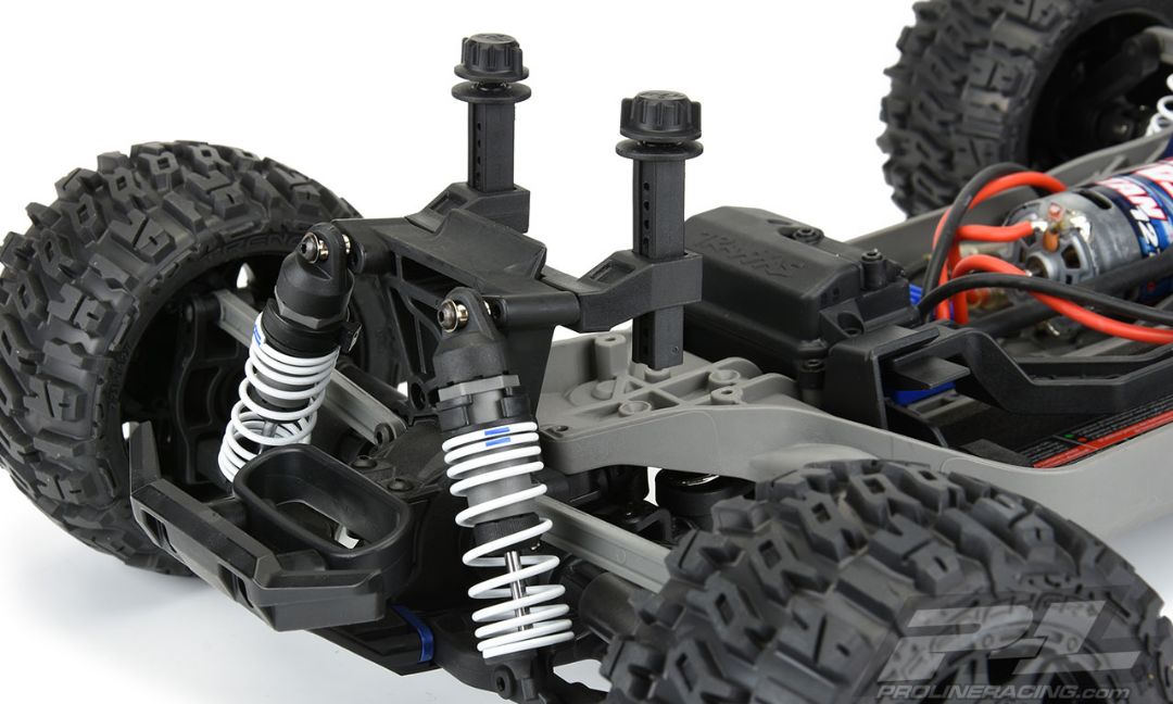 PRO636200 Pro-Line Extended Front and Rear Body Mounts for Rustler 4x4