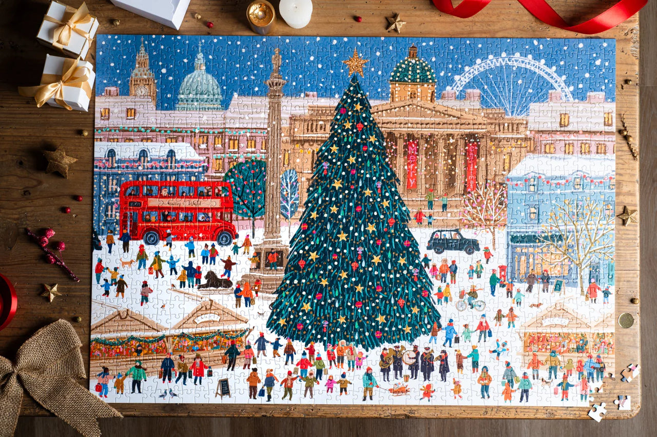 London Christmas 1000-Piece Puzzle
