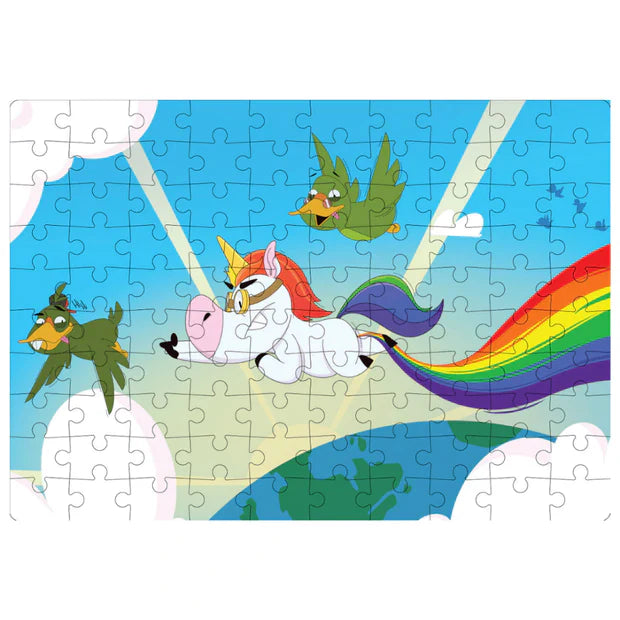 Flying Unicorn 100-Piece Puzzle