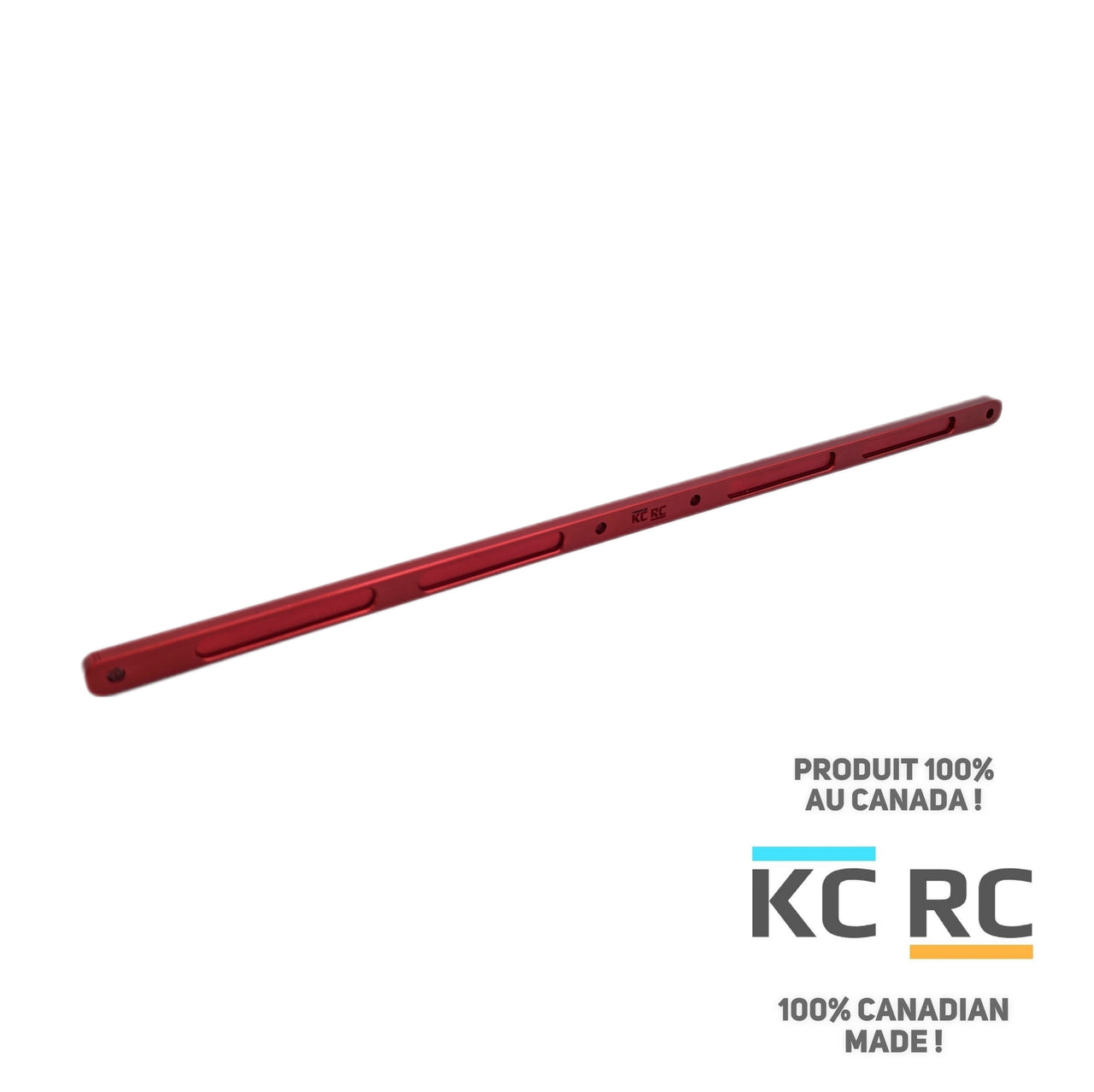 PAVRC02R KC RC Chassis reinforcement ( Red ) for Vendetta