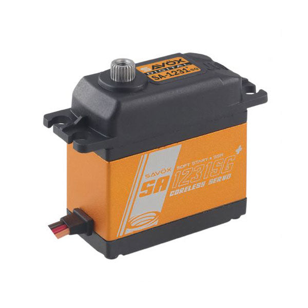 SAVSA1231SGP Servo numérique sans noyau 0,14 s / 444,4 oz à 6 V