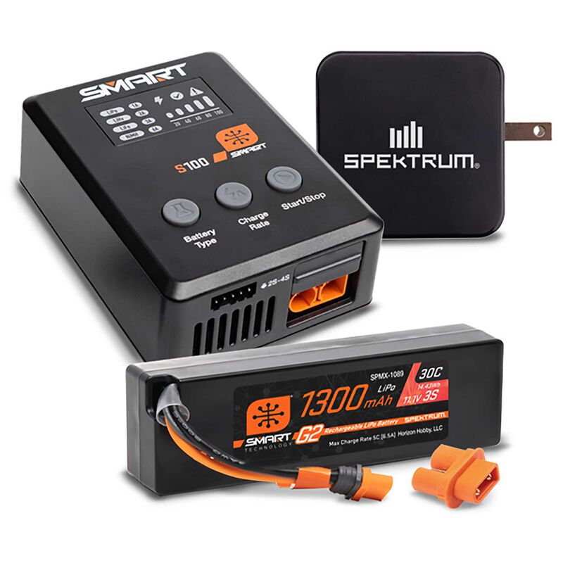 SPMXPSS315 3S 1300mAh 30C battery S100 charger combo