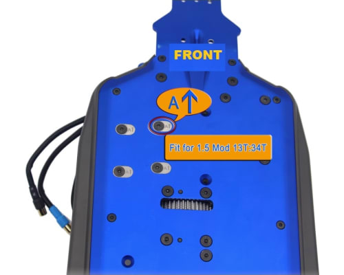 SSLG889A 1.5 Mod 13:34 SS Motor Fix Mount Washer Sledge