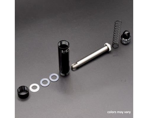 TD100T02 Red Internal Spring Air Shocks 100mm