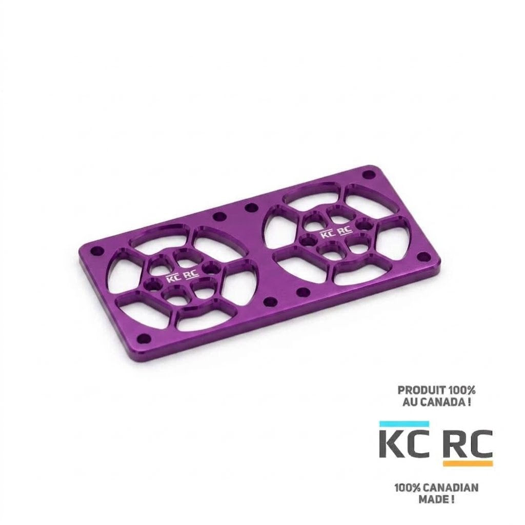 FDD0000M KR RC Double ventilateur supérieur 40x40mm ( purple )