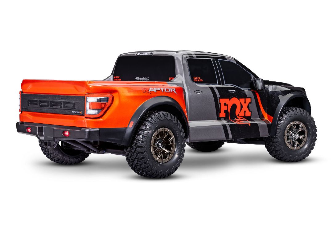 101076-4FOX Traxxas Ford Raptor R con ESC VXL-3s sin escobillas - Fox [GRATIS: Kit de luces LED 10190]