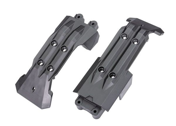 10244 Traxxas Skidplate, front (1), rear (1), Maxx Slash