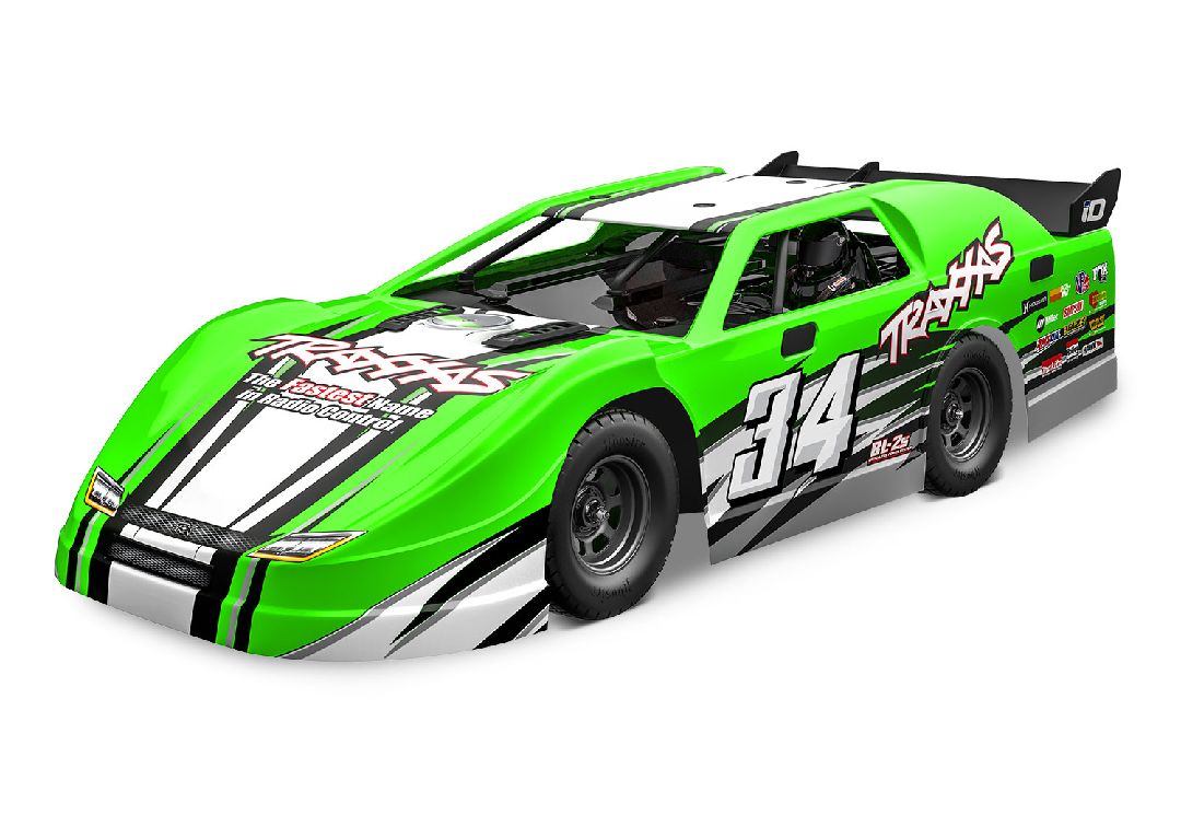 104364-74GREEN Traxxas 1/10 Slash Late Model BL-2s 2wd Kit - Green