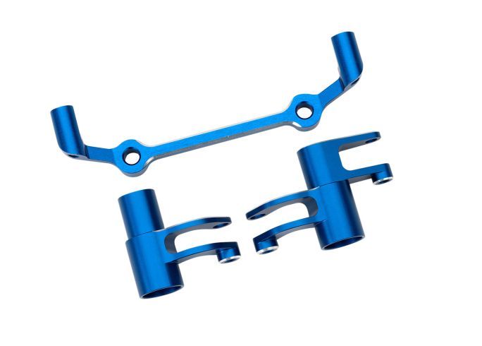 10543-BLUE Traxxas Steering Bellcranks Aluminum Blue