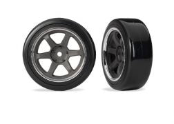 10576 Traxxas T&W Six Spk Wheel Drft Tire Rear