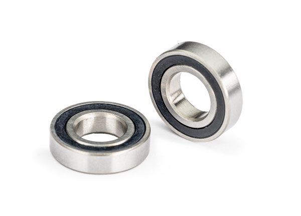 10719 Traxxas Ball bearings, black rubber sealed (7x14x3.5mm) (2)