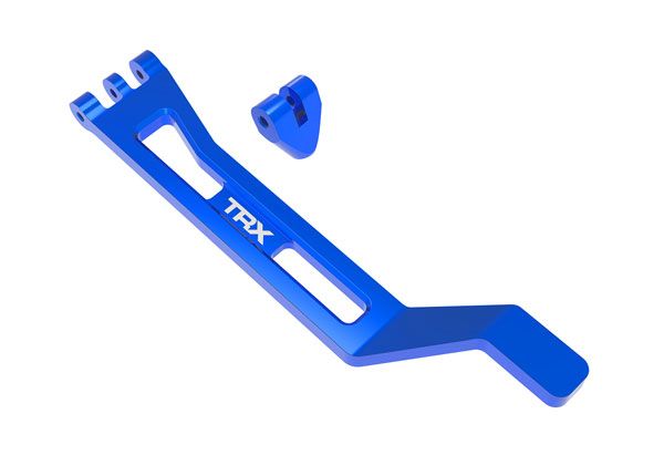 10726-BLUE Support de batterie Traxxas (aluminium 6061-T6 anodisé bleu) 