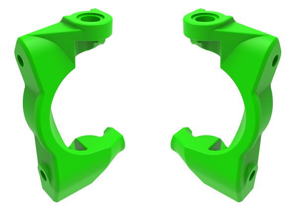 10732-GRN Blocs de roulettes Traxxas (moyeux en C), gauche et droite (vert) 
