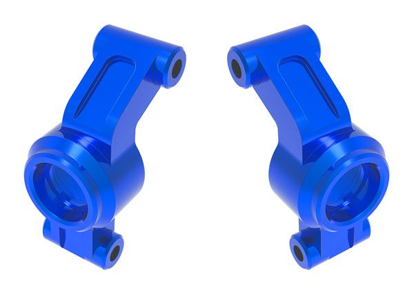 10751-BLUE Traxxas Carriers, essieu arrière, aluminium (bleu) (gauche et droite) 