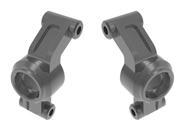 10751-GRAY Traxxas Carriers, essieu arrière, aluminium (gris) (gauche et droite) 