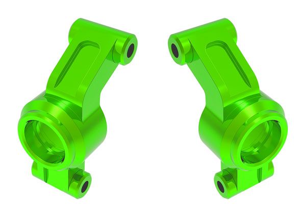 10751-GRN Traxxas Carriers, essieu arrière, aluminium (vert) (gauche et droite) 
