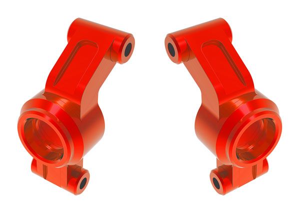 10751-RED Traxxas Carriers, essieu arrière, aluminium (rouge) (gauche et droite) 