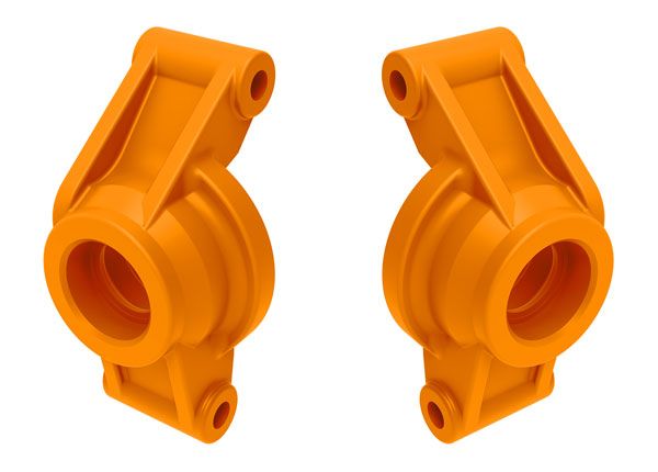 10752-ORNG Traxxas Carriers, essieu arrière (orange) (gauche et droite) 