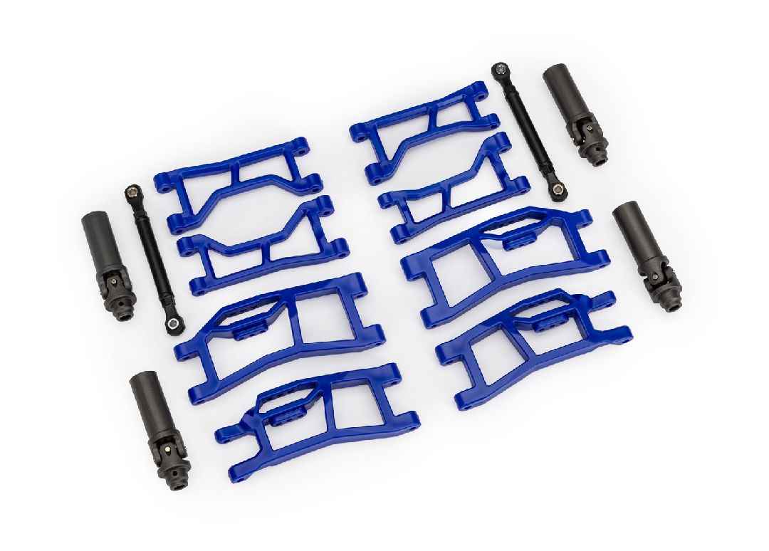10790-BLUE Traxxas Suspension kit, Mini Maxx WideMaxx, blue (front&rear)