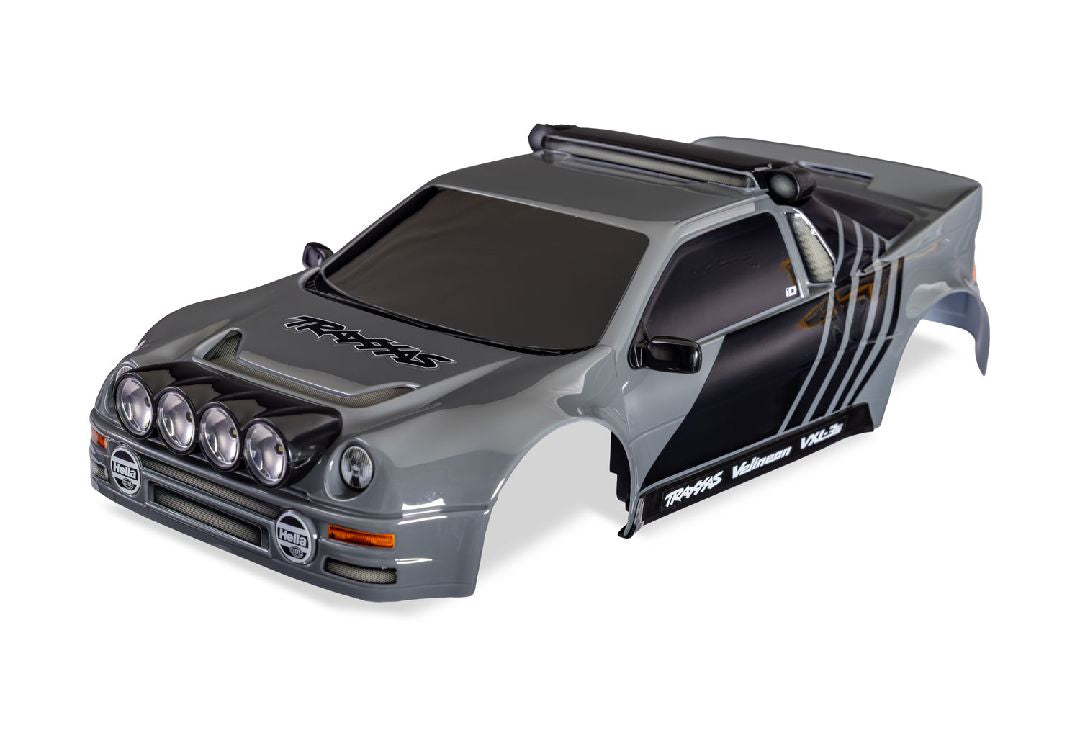10812-GRAY Traxxas Body, Ford RS200, complete (Gray) (decals applied)