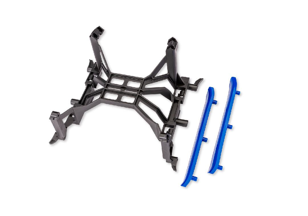 10825-BLUE Traxxas Side skirts, blue (left & right)