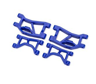 10830-BLUE Traxxas Suspension arms, rear, blue (narrow) (4)