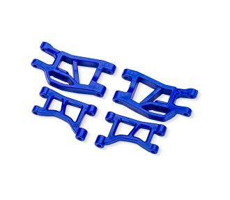 10831-BLUE Traxxas Suspension arms, front, blue (narrow) (4)