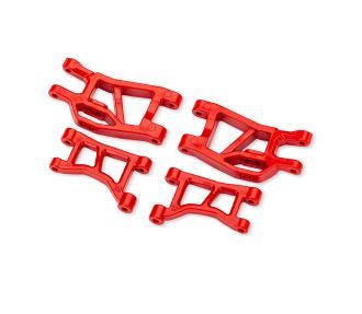 10831-RED Traxxas Suspension arms, front, red (narrow) (4)