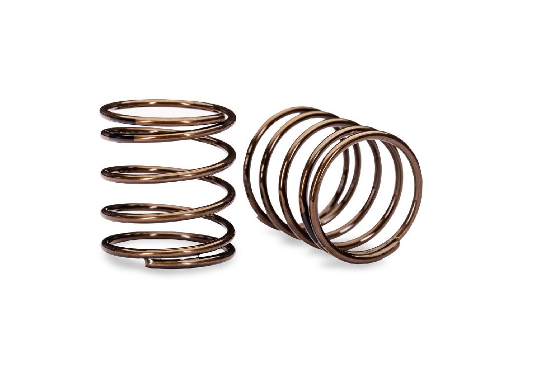 10852 Traxxas Springs, shock (natural, GTR short, 1.19, Black)